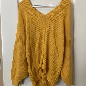 Yellow sweater
